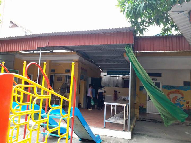 ha noi 31 tre nghi ngo doc thuc pham sau bua an tai truong mam non