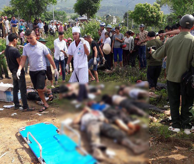 tai nan tham khoc o lai chau xe khach va cham xe bon khien 11 nguoi chet 4 nguoi bi thuong