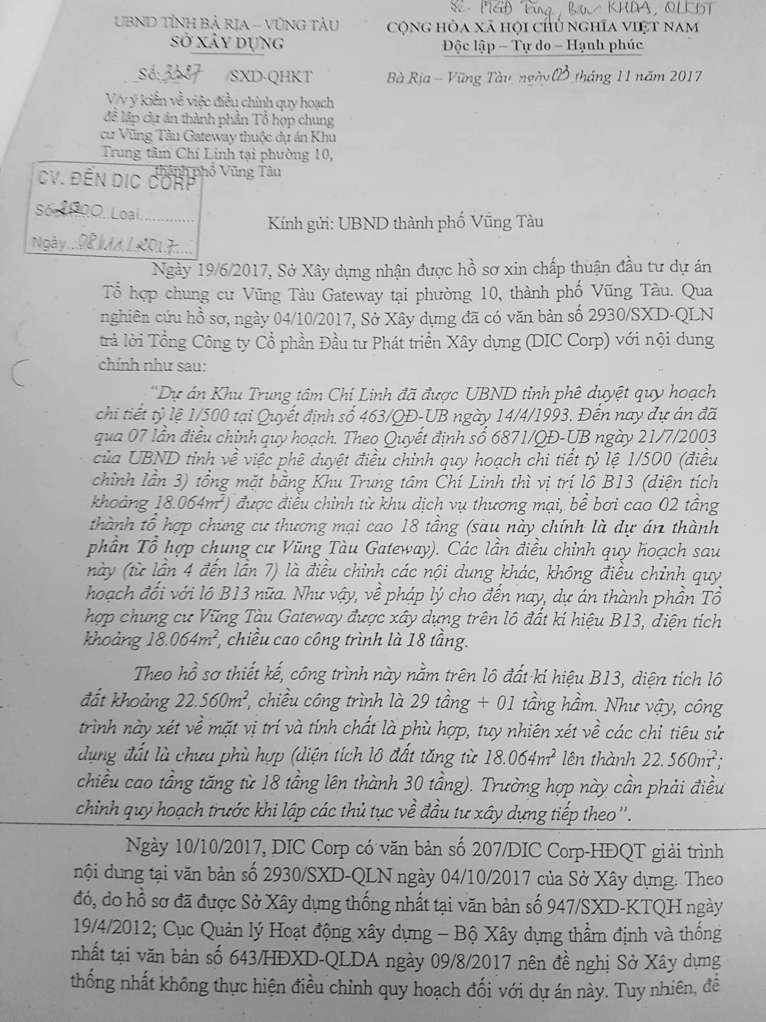 ba ria vung tau ai chong lung cho dic corp bat chap phap luat