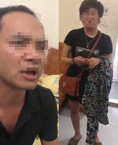 bi bat qua tang trong nha nghi truong don cong an lien tuc the voi chong nguoi phu nu