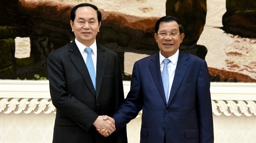 hom nay thu tuong hun sen se sang viet nam vieng chu tich nuoc tran dai quang