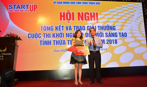 trao giai cuoc thi khoi nghiep doi moi sang tao tinh thua thien hue nam 2018