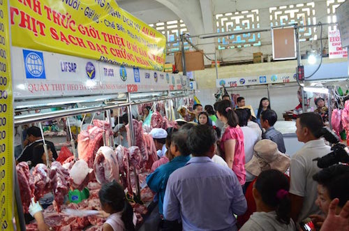 thit heo sach vietgap ra cho bang gia thit heo thuong