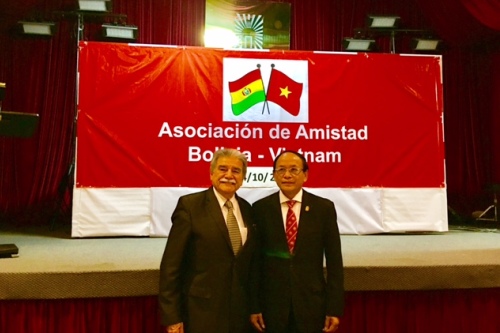 thanh lap hoi huu nghi bolivia viet nam