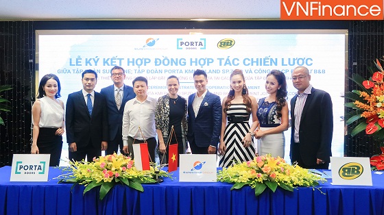 sunshine group chinh thuc hop tac voi thuong hieu cua porta hang dau chau au