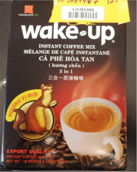 my thu hoi ca phe wake up cua vinacafe