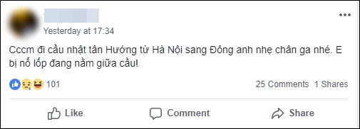 sau khi len facebook canh bao viec no lop xe tren cau nhat tan tai xe xau so van bi xe khach tong tu vong