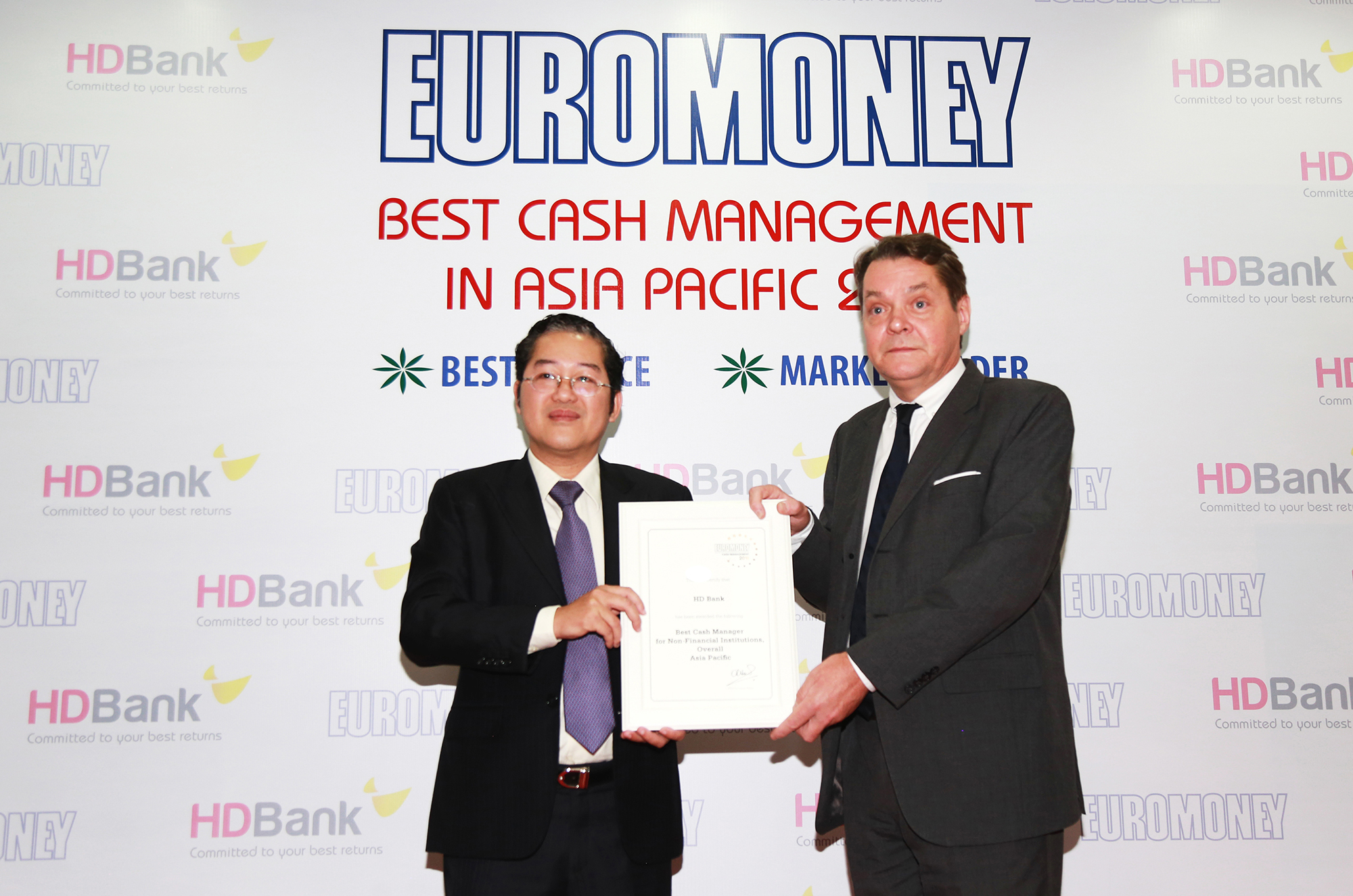 hdbank ngan hang co dich vu quan ly tien mat tot nhat chau a thai binh duong nam 2018