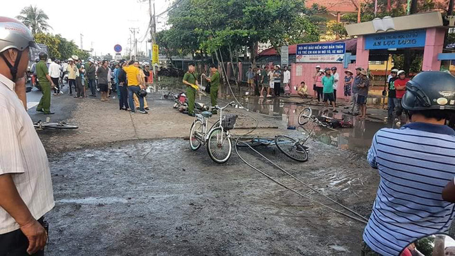 vu 2 hoc sinh tu vong vi day dien roi trung ong ngoai soc nang khi hay tin du dam hoi chi gai thanh le tang em trai