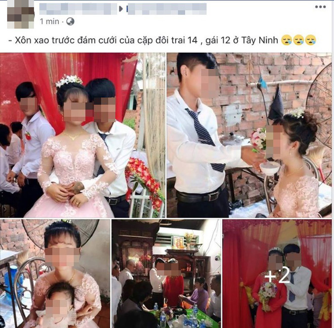 le dinh hon gay chu y nhat mang xa hoi hom nay co dau 12 tuoi chu re 14 tuoi