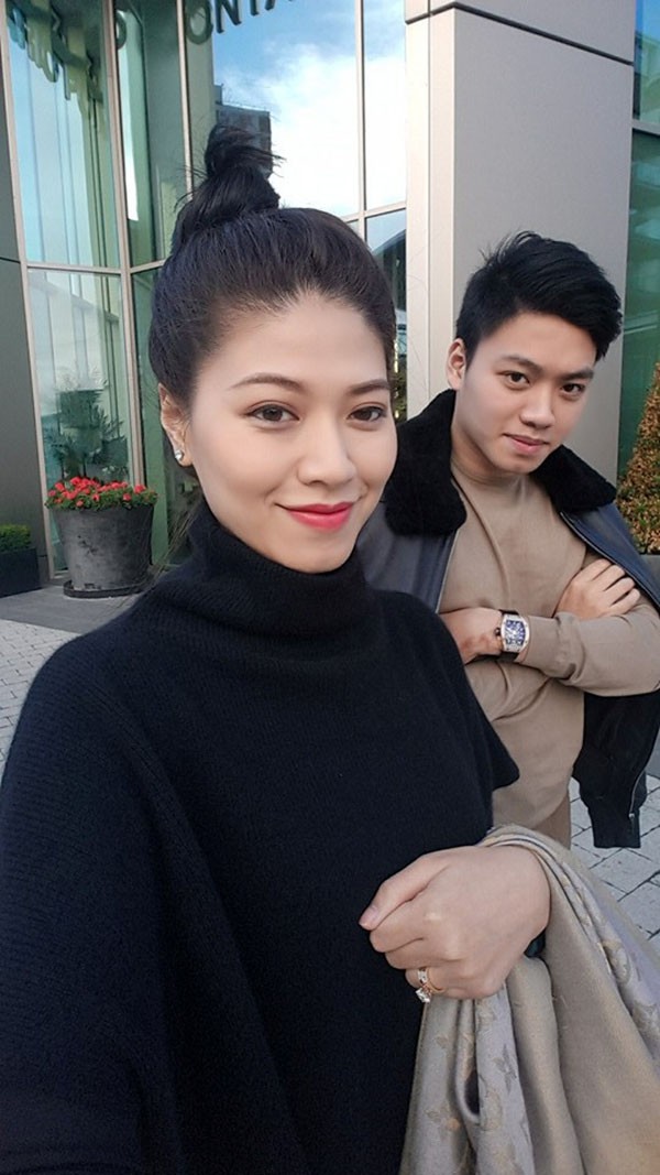 huyen my bat ngo huy theo doi trang ca nhan cua ban trai tin don la em ruot btv ngoc trinh