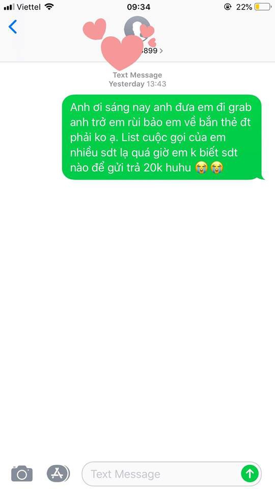 mon qua 20 nghin dong cua tai xe grab va doan chat gay bat ngo voi vi khach nu