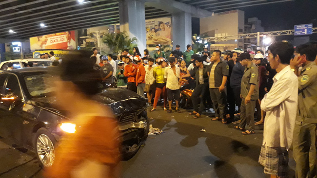 loi khai ban dau cua nu tai xe gay tai nan kinh hoang khien nhieu nguoi thuong vong o hang xanh