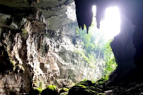 chiem nguong hang vom hang gieng vooc moi khai thac tai quang binh