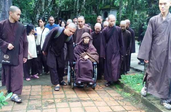 Huế: Thiền sư Thích Nhất Hạnh về chùa Từ Hiếu an dưỡng hue thien su thich nhat hanh ve chua tu hieu an duong