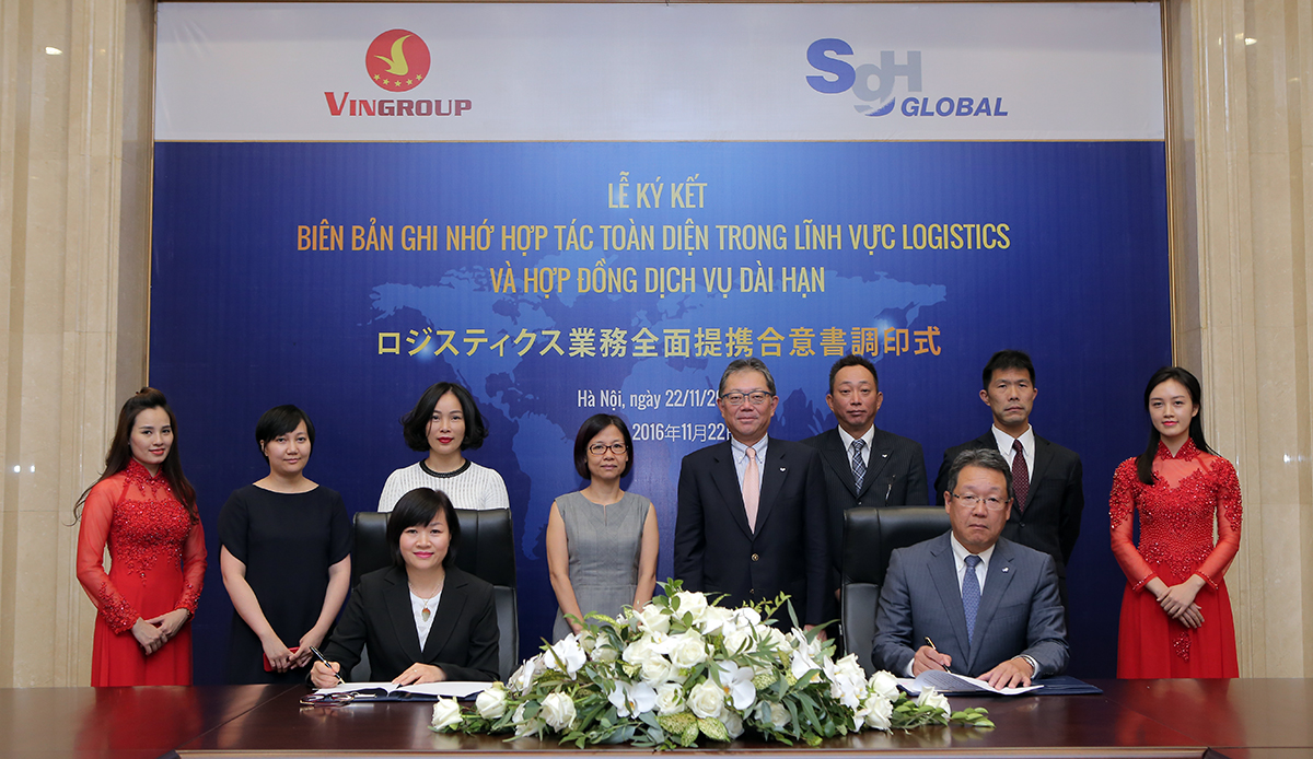 vingroup va sagawa hop tac toan dien ve logistics