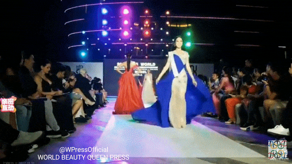catwalk xuat sac hoa hau do my linh van truot top 30 model tai miss world 2017