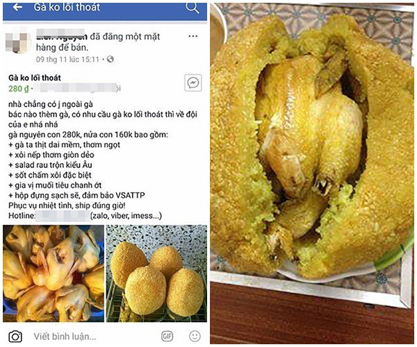 bo gan trieu mua ga khong loi thoat tren mang ba noi tro ruoc ve ga song nhan