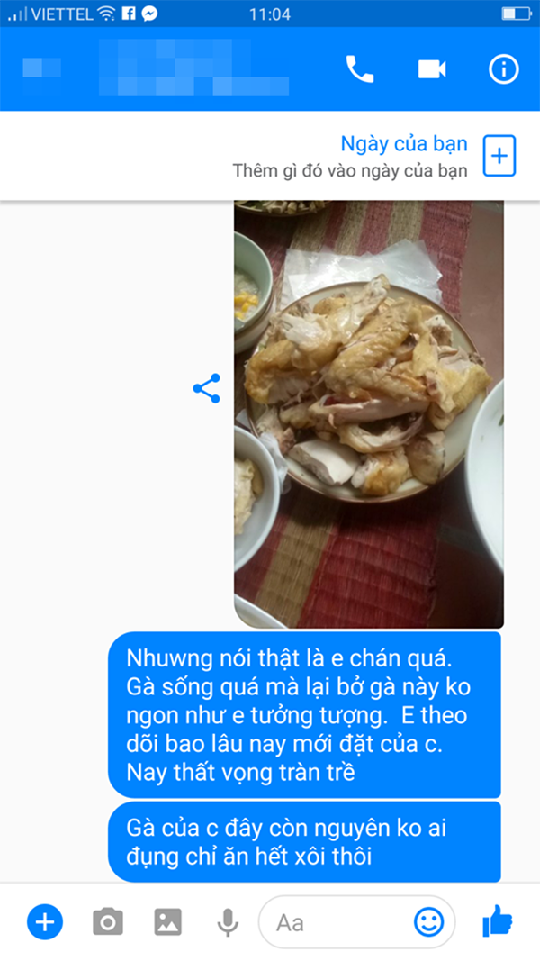 bo gan trieu mua ga khong loi thoat tren mang ba noi tro ruoc ve ga song nhan