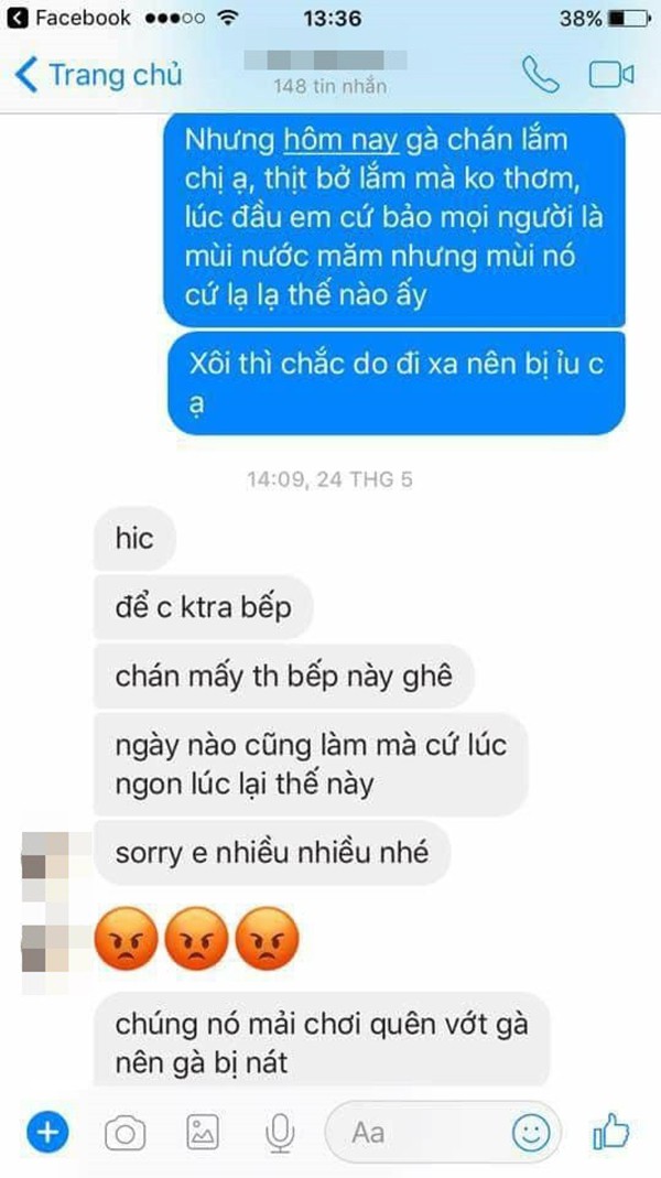 bo gan trieu mua ga khong loi thoat tren mang ba noi tro ruoc ve ga song nhan