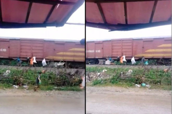 video nguoi dan treo rac len tau ship di cac tinh gay phan cam luc luong chuc nang xac minh danh tinh nguoi vut rac