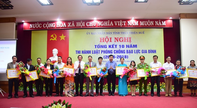 thua thien hue ket qua kha quan trong thi hanh luat phong chong bao luc gia dinh