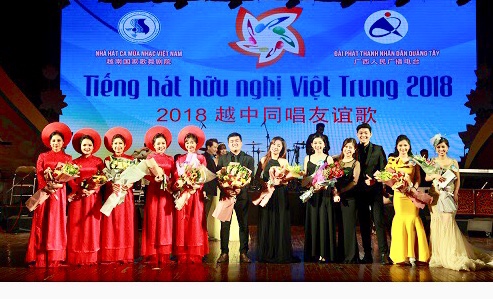 dam chat nghe thuat tham tinh huu nghi trong cuoc thi tieng hat huu nghi viet trung 2018
