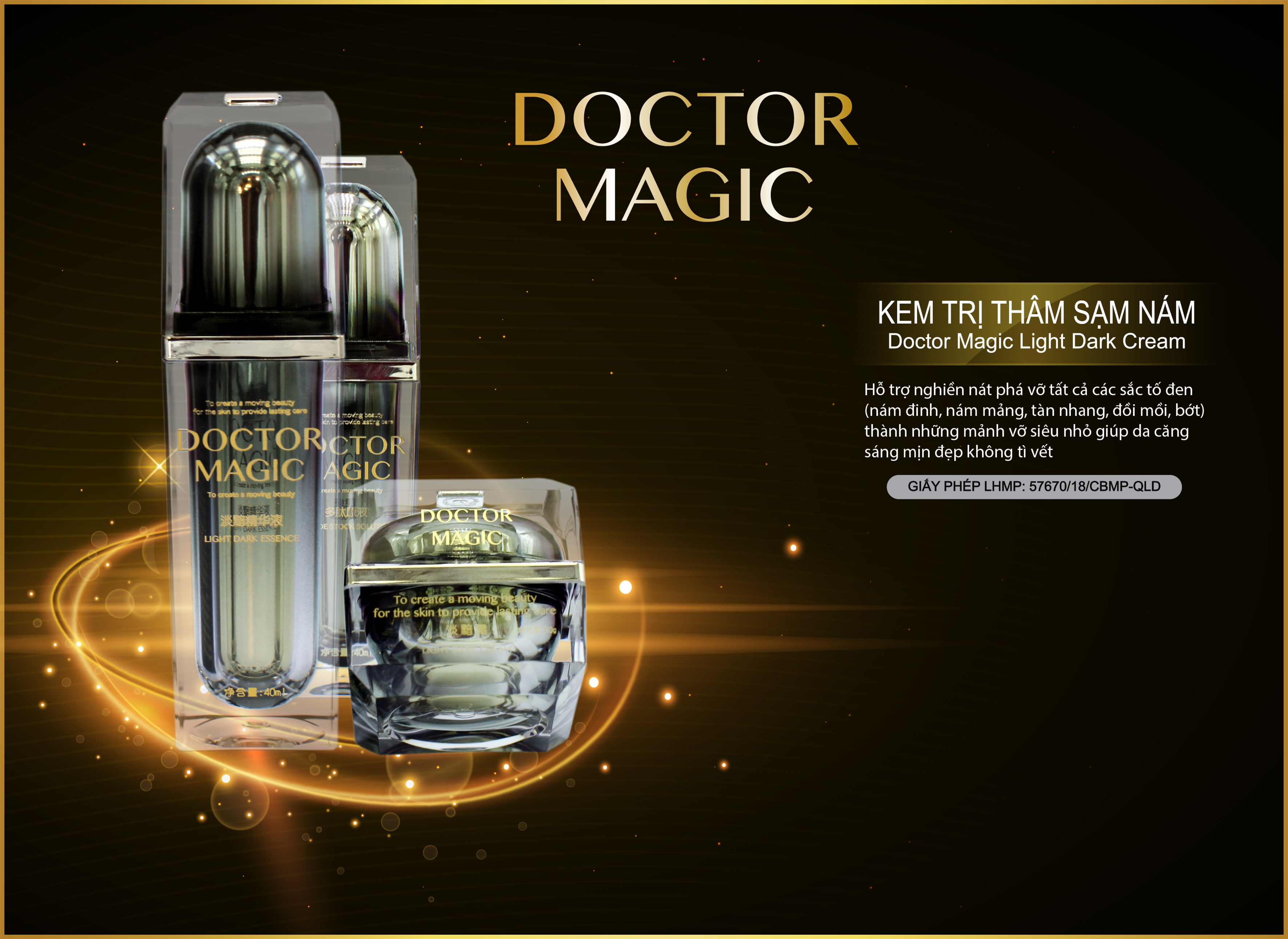 dong san pham doctor magic dem lai lan da sang dep cho chi em phu nu