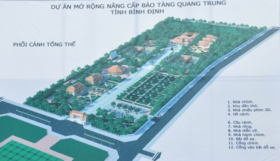 binh dinh chi 211 ty dong cho du an bao tang quang trung
