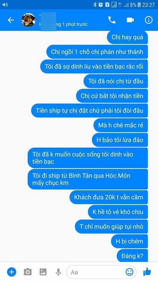 dua meo di chua benh giup khach shipper bi chu mang hung khi chem vo mu bao ho