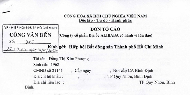 chuyen don khach hang to cao dia oc alibaba den cuc canh sat dieu tra toi pham kinh te va tham nhung