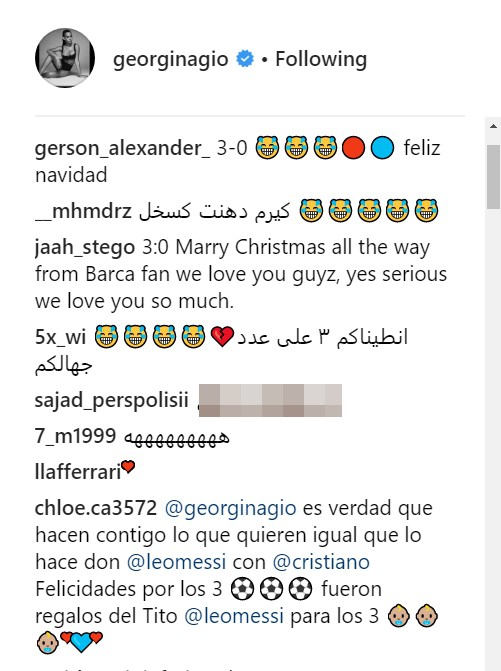fan barca vao instagram cua ban gai ronaldo de treu choc