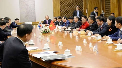 moi quan he viet han phat trien vuot troi tren nhieu linh vuc