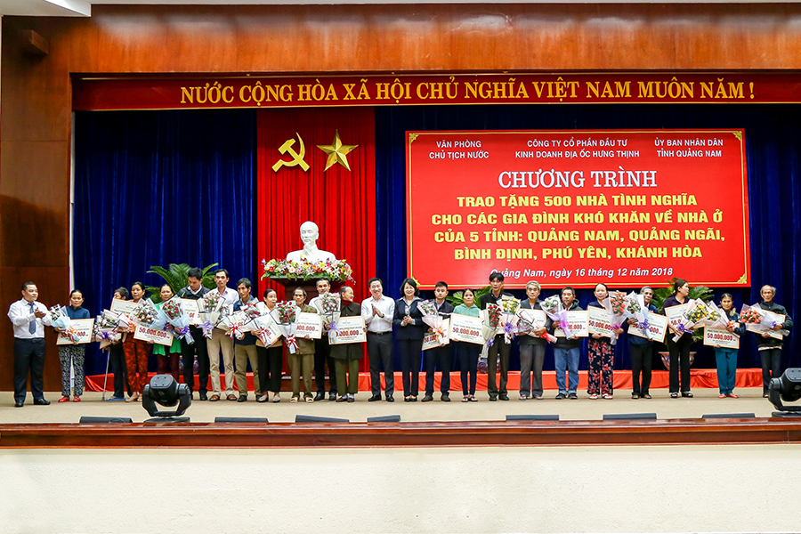 tap doan hung thinh tai tro 25 ty dong xay dung 500 can nha tinh thuong