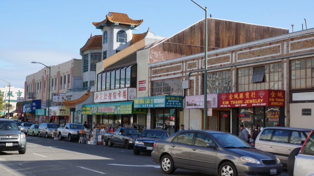 Chinatown là khu vực kinh doanh buôn bán tập trung nhiều người dân gốc châu Á. Ảnh: Chinatown là khu vực kinh doanh buôn bán tập trung nhiều người dân gốc châu Á. Ảnh: