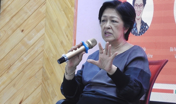 Bà Tôn Nữ Thị Ninh, chủ tịch Quỹ Hòa bình và Phát triển TP.HCM. Ảnh: Bà Tôn Nữ Thị Ninh, chủ tịch Quỹ Hòa bình và Phát triển TP.HCM. Ảnh: