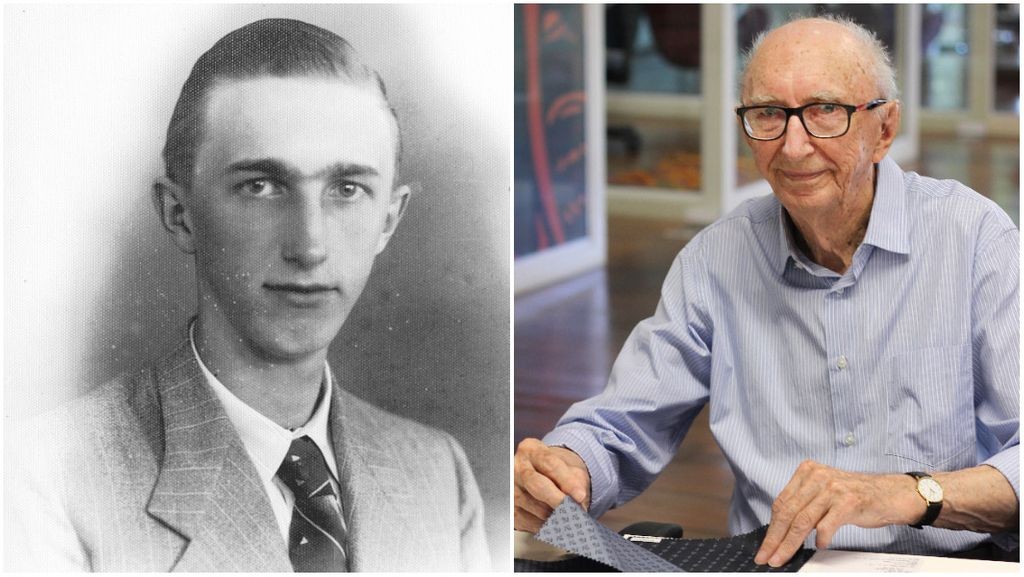 Ông Walter Orthmann lúc còn trẻ (trái) và hiện tại (phải). Ảnh: Ông Walter Orthmann lúc còn trẻ (trái) và hiện tại (phải). Ảnh: