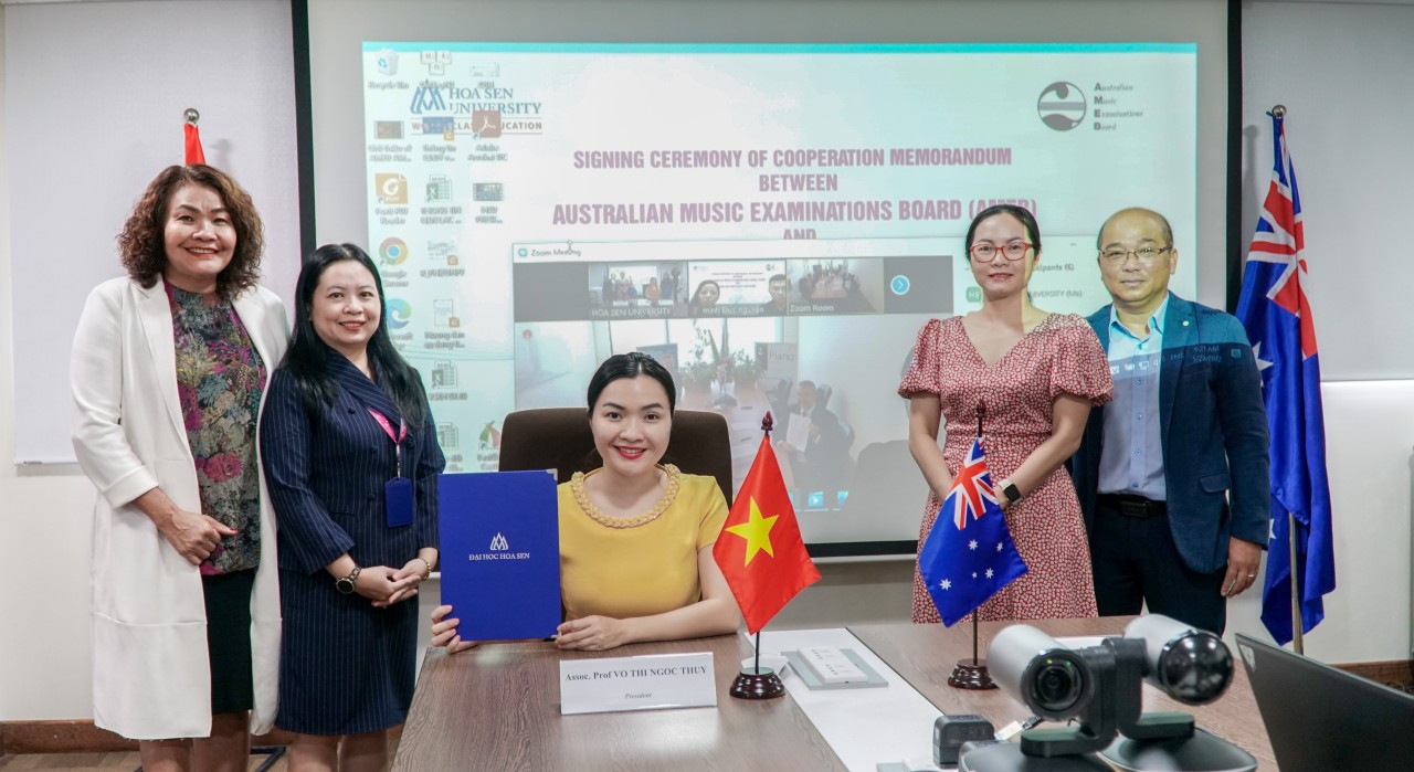 Nhạc viện Sydney mang đến cơ hội cho sinh viên tài năng của Đại học Hoa Sen Nhạc viện Sydney mang đến cơ hội cho sinh viên tài năng của Đại học Hoa Sen