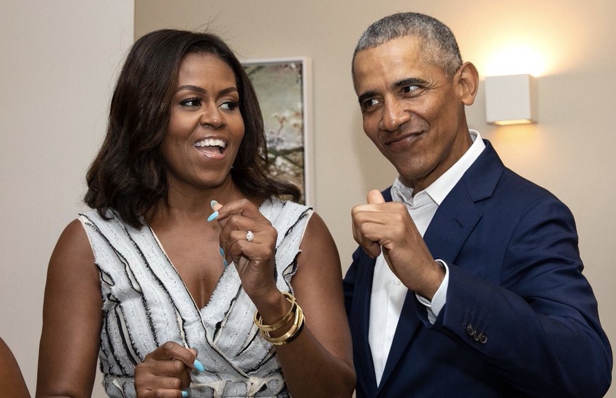 Vợ chồng cựu tổng thống Mỹ Barrack Obama. Ảnh: Twitter Barrack Obama Vợ chồng cựu tổng thống Mỹ Barrack Obama. Ảnh: Twitter Barrack Obama