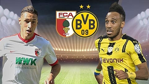link xem truc tiep bong da dortmund vs augsburg vong 1 vdqg duc