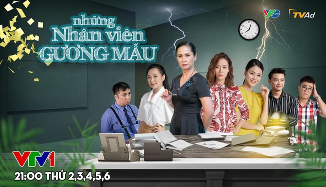 lich phat song phim nhung nhan vien guong mau tren vtv1