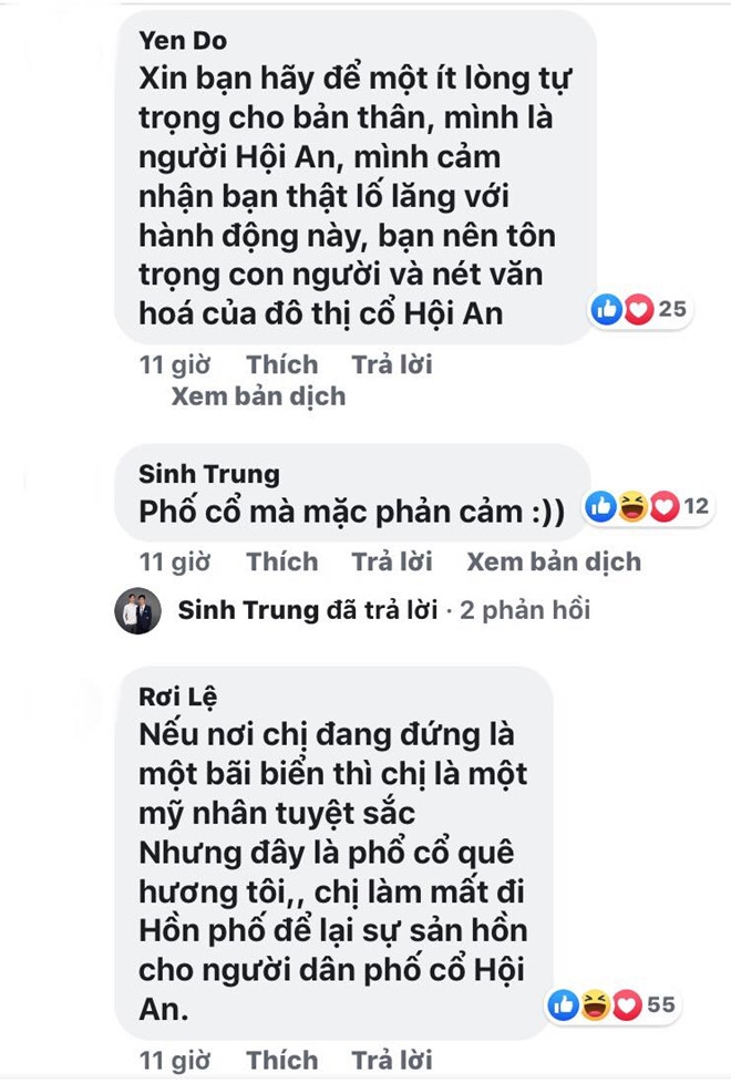 Cô gái bán khỏa thân trên nóc phố cổ Hội An: Phản cảm, đáng lên án co gai khoa than tren noc pho co hoi an phan cam dang len an