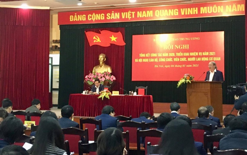 Propaganda Department organized a conference to summarize the work. Photo NH 0114 13th1