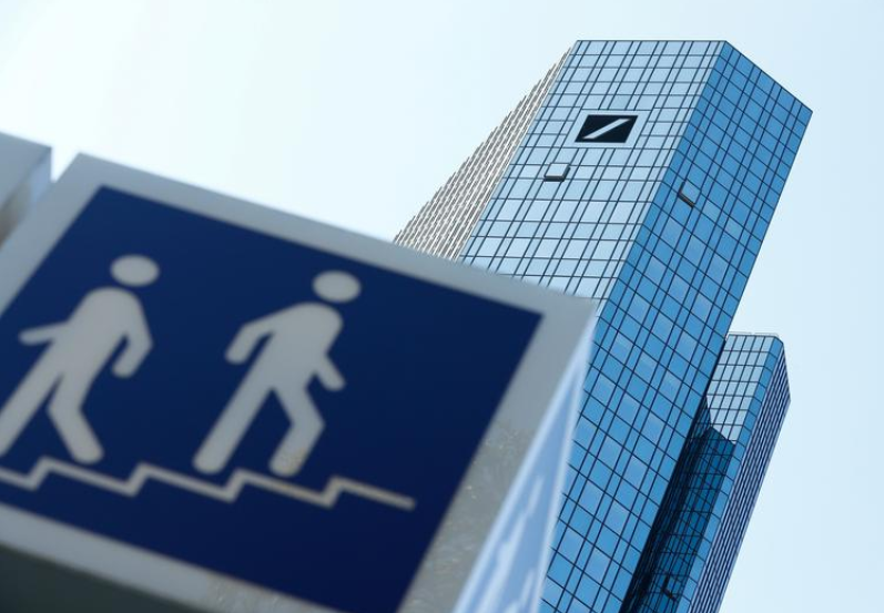 The headquarters of Germany's Deutsche Bank are pictured in Frankfurt, Germany, September 21, 2020. REUTERS 0910 trump2