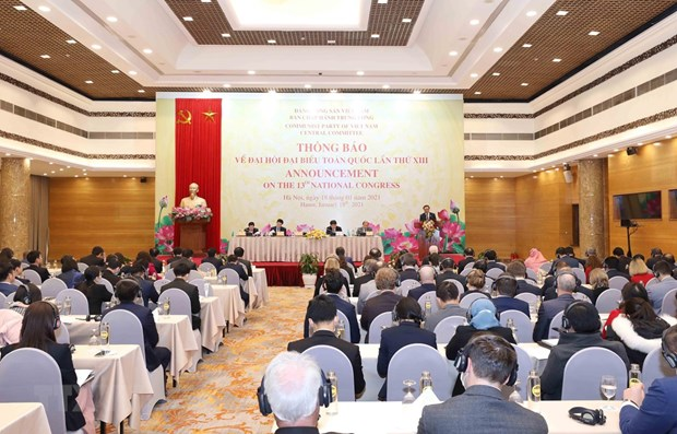 The 13th National Party Congress to be attended 1,587 delegates 1848 meeting party