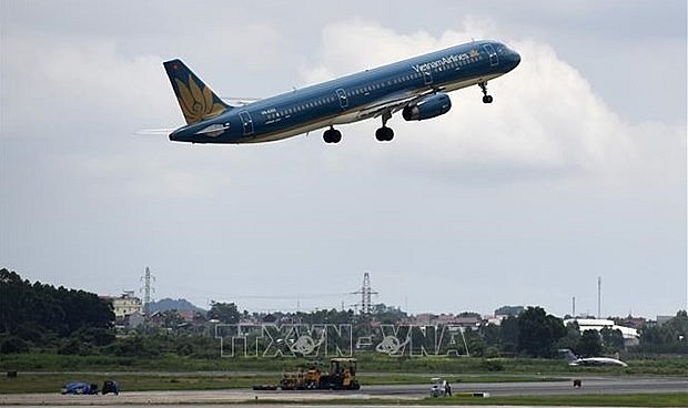 A plane of Vietnam Airlines. Photo: VNA A plane of Vietnam Airlines. Photo: VNA