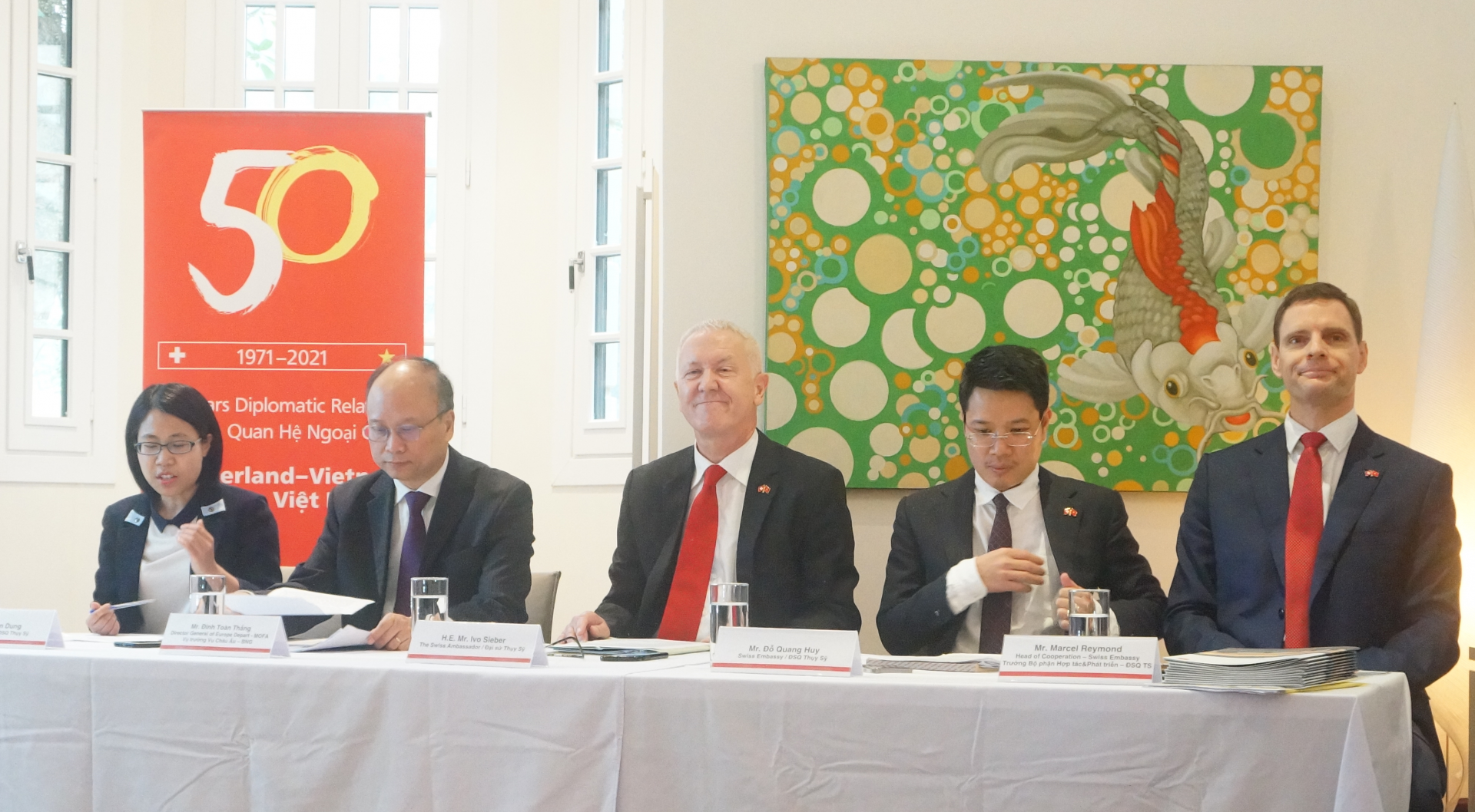 Commemorations to celebrate the 50th anniversary of Swiss-Vietnamese Diplomatic Relations in 2021 launched 3234-thuy