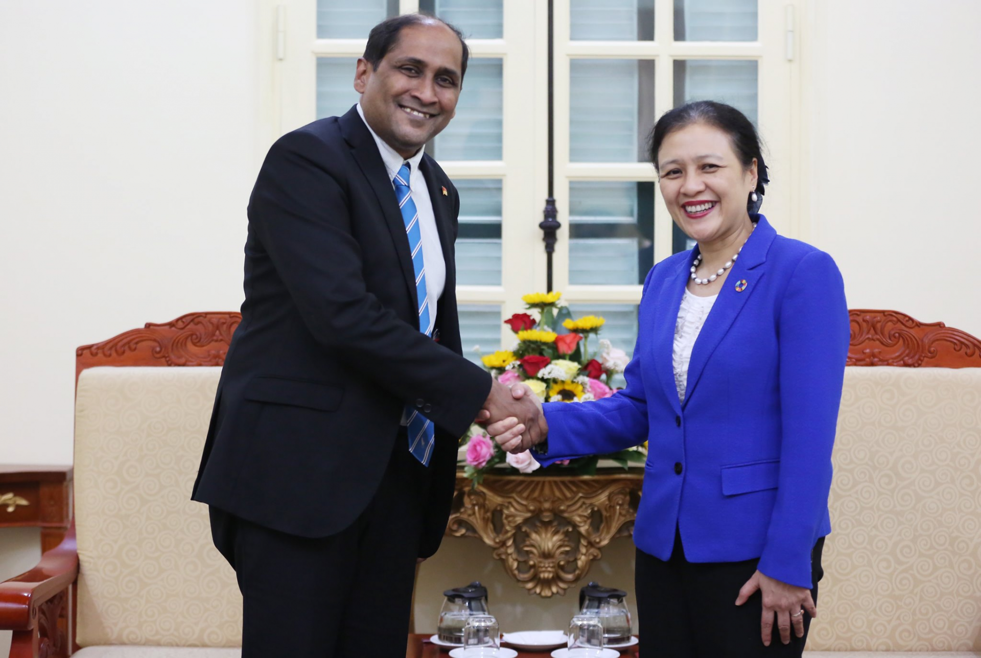 Newly appointed Singaporean Ambassador to pay a courtesy visit to the VUFO President Newly appointed Singaporean Ambassador to pay a courtesy visit to the VUFO President