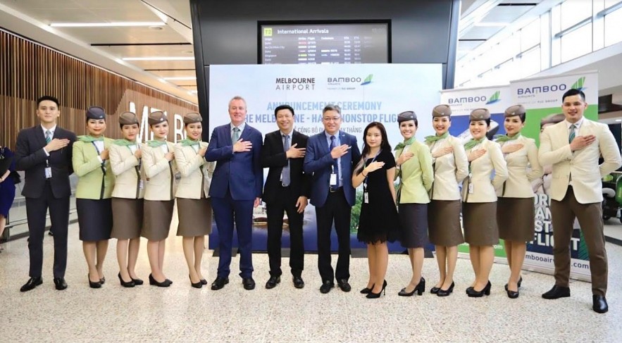 Bamboo Airways Launches Vietnam’s First-ever Nonstop Hanoi - Melbourne Service, Opens Ticket Sales From March 5 Bamboo Airways Launches Vietnam’s First-ever Nonstop Hanoi - Melbourne Service, Opens Ticket Sales From March 5