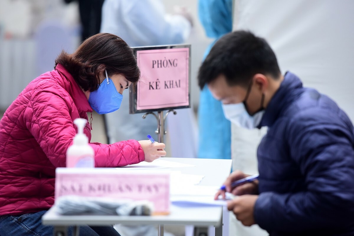 Hanoi first rapid mass testing for Covid-19 implementation started Hanoi first rapid mass testing for Covid-19 implementation started